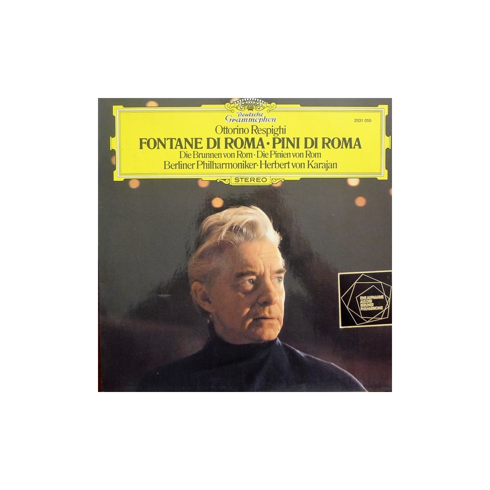 RESPIGHI - Karajan - Le fontane di Roma (Les fontaines de Rome), poème s import Japon